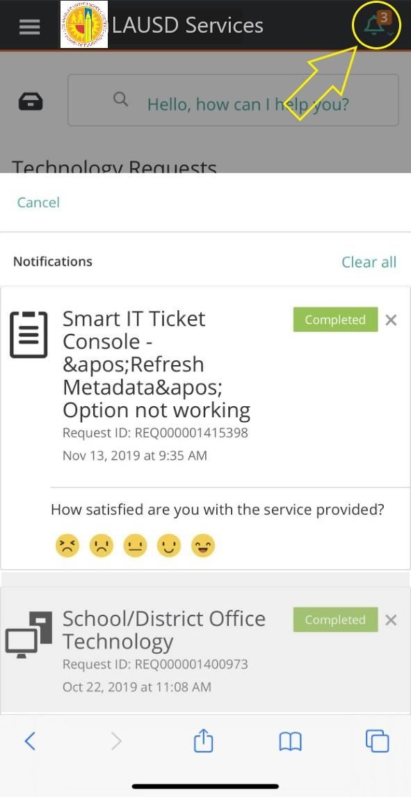 Providing Feedback mobile 